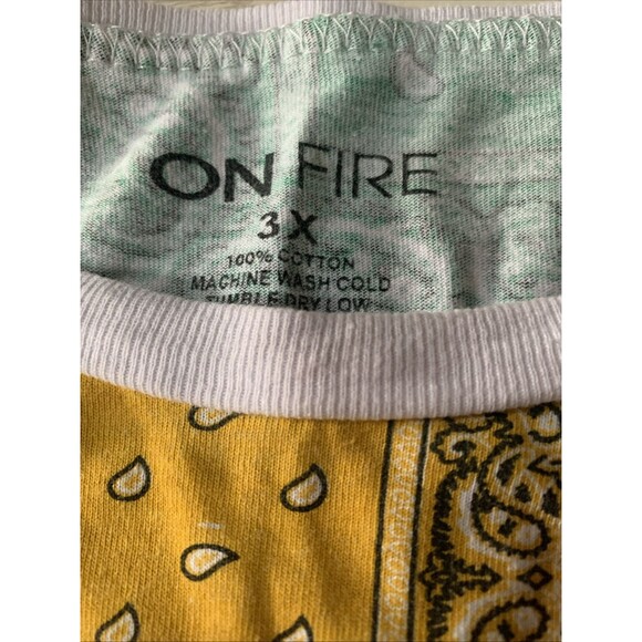 On Fire Women Size 3X Patchwork Melanin Queen Well Loved Printed - Picture 14 of 16